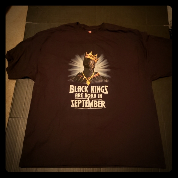 King Born in September T-shirt - Picture 1 of 2